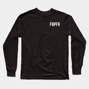 FBPFK White Straight Long Sleeve T-Shirt